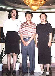 功夫王子赵长军(中)光临坊上人饭庄